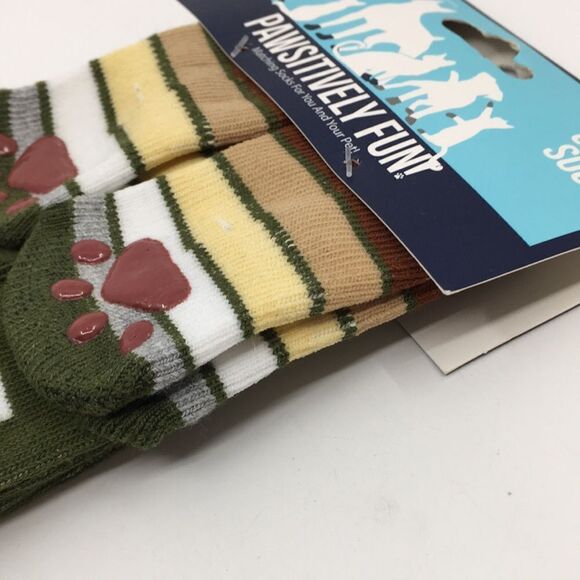 Pawsitively Fun Pet and Owner Socks Best Buds Adult Sz 10-13 Pet Sz Small Breed - Picture 13 of 14